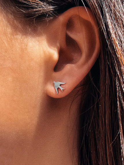 Kolczyki bez wkładek Srebro próby 925° (rod) sk2/3000