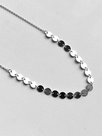 Кольє без вставок Срібло 925° (родій) 9560304