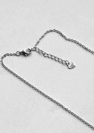 Кольє без вставок Срібло 925° (родій) 9560304