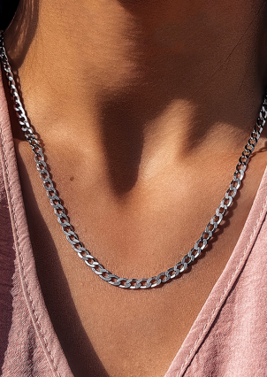 Ланцюг Срібло 925° (родій) 145р 7