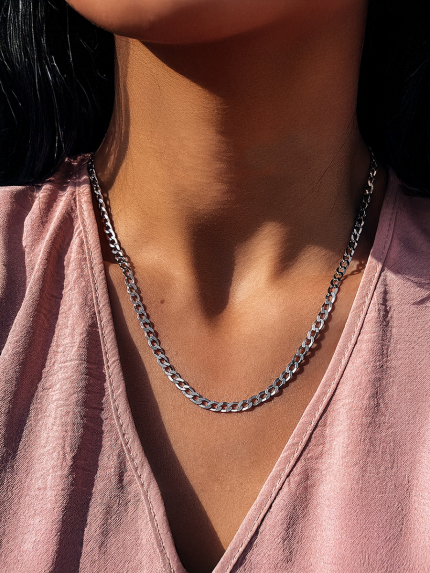 Ланцюг Срібло 925° (родій) 145р 7