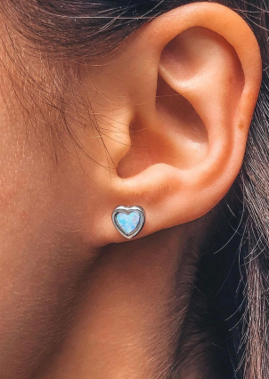 Сережки опал Срібло 925° (родій) ск2опг/1016