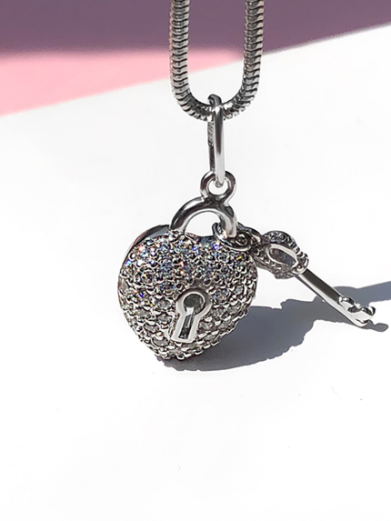 Підвіс фіаніт Срібло 925° (родій) п2ф/070