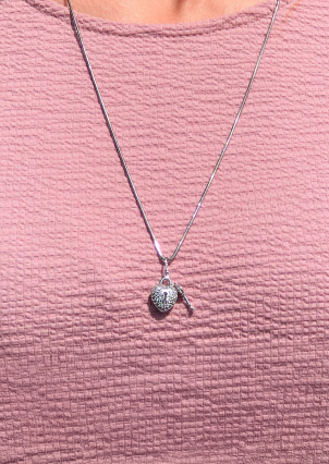 Підвіс фіаніт Срібло 925° (родій) п2ф/070