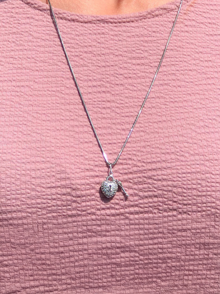 Підвіс фіаніт Срібло 925° (родій) п2ф/070