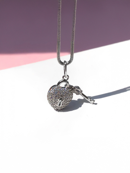 Підвіс фіаніт Срібло 925° (родій) п2ф/070