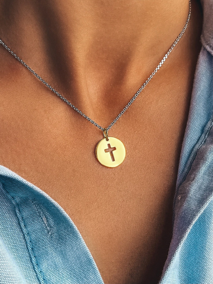 Підвіс без вставок Срібло 925° (позолота) п2/1119 п