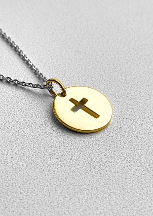 Підвіс без вставок Срібло 925° (позолота) п2/1119 п