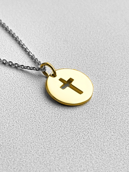 Підвіс без вставок Срібло 925° (позолота) п2/1119 п