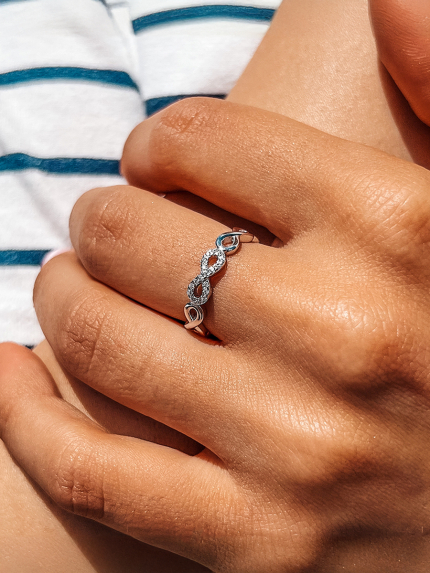 Pierścień cyjanitowy Srebro 925° (rod) k2f/480