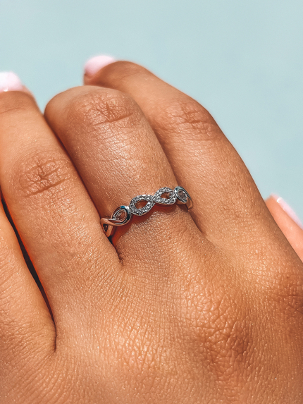 Pierścień cyjanitowy Srebro 925° (rod) k2f/480