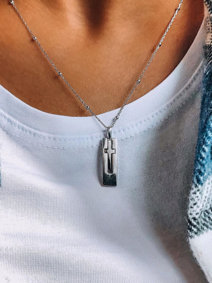 Підвіс без вставок Срібло 925° (родій) 89050