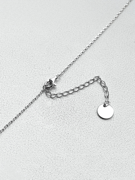 Кольє без вставок Срібло 925° (родій) 9560269