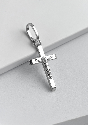 Підвіс без вставок Срібло 925° (родій) 2-0080.0.2