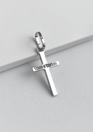 Підвіс без вставок Срібло 925° (родій) 2-0080.0.2