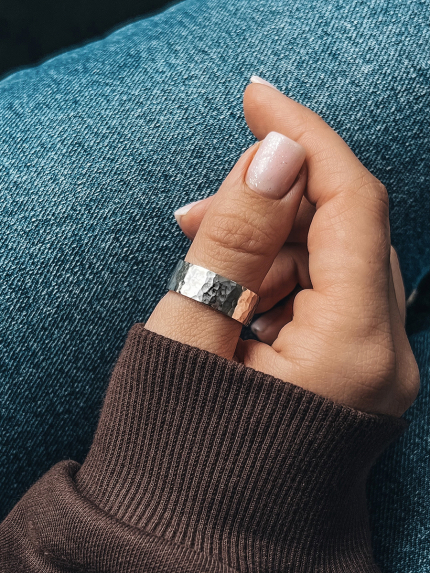 Ring without inserts Silver 925° (rhodium) s0002/4 r