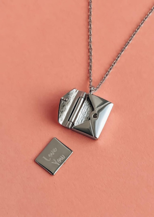 Кольє без вставок Срібло 925° (родій) кл2/2999