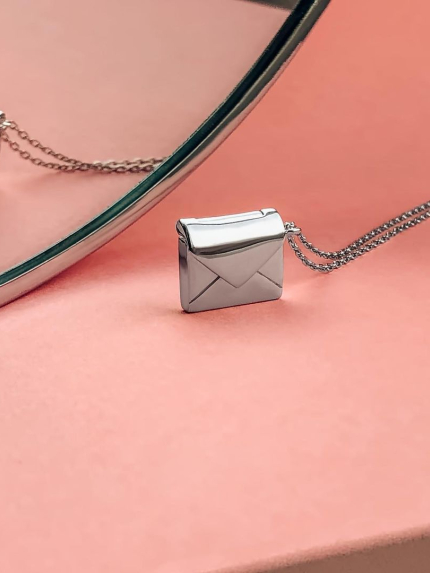 Кольє без вставок Срібло 925° (родій) кл2/2999