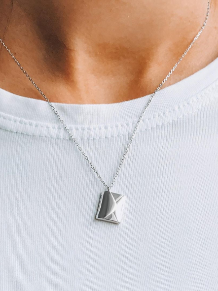 Кольє без вставок Срібло 925° (родій) кл2/2999