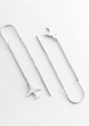 Сережки Срібло 925° (родій) с2/1368