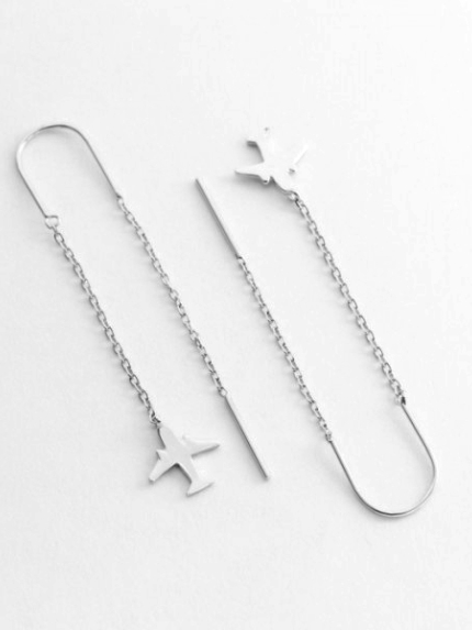 Сережки Срібло 925° (родій) с2/1368