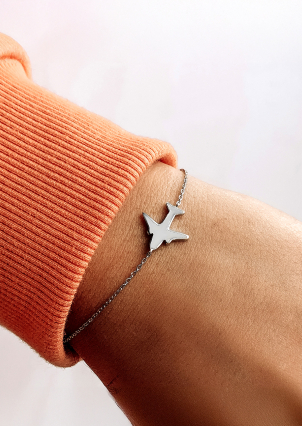 Браслет без вставок Срібло 925° (родій) бк2/2050