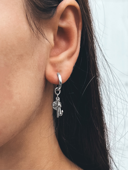 Підвіс фіаніт Срібло 925° (родій) пк2/1056