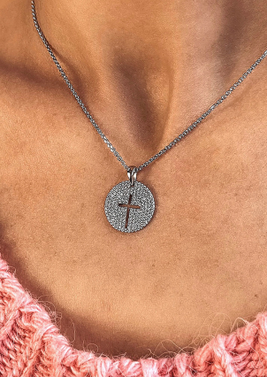 Підвіс фіаніт Срібло 925° (родій) 1002п