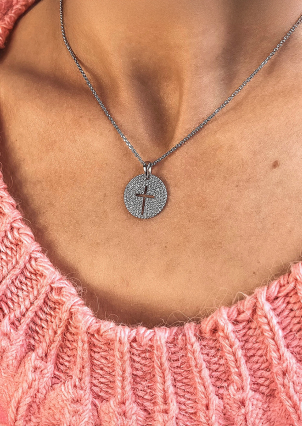 Підвіс фіаніт Срібло 925° (родій) 1002п