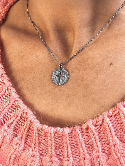 Підвіс фіаніт Срібло 925° (родій) 1002п