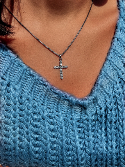 Підвіс фіаніт Срібло 925° (родій) 000550