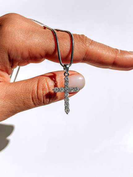 Підвіс фіаніт Срібло 925° (родій) 000550