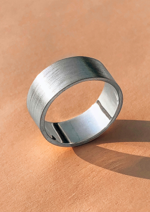 Каблучка без вставок Срібло 925° S0002/2