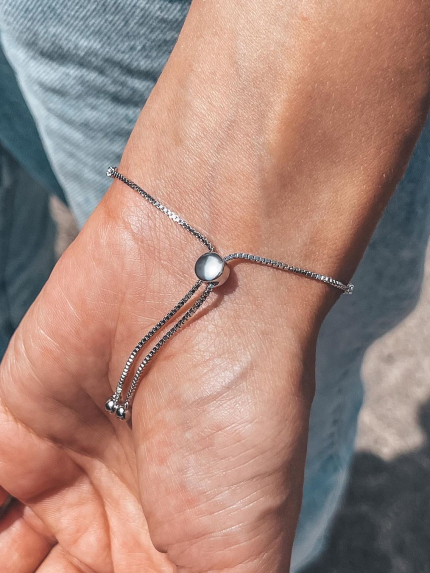 Fianite bracelet (AAAA) Silver 925° (rhodium) sb43