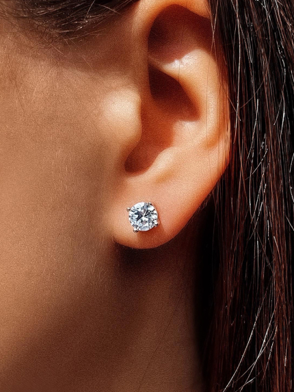 Cyanite earrings Silver 925° (rhodium) se84w