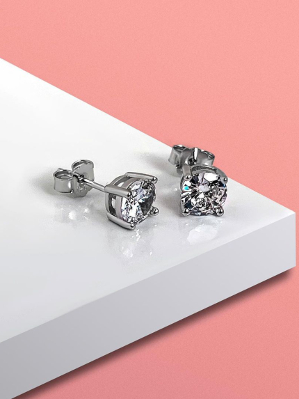 Cyanite earrings Silver 925° (rhodium) se84w