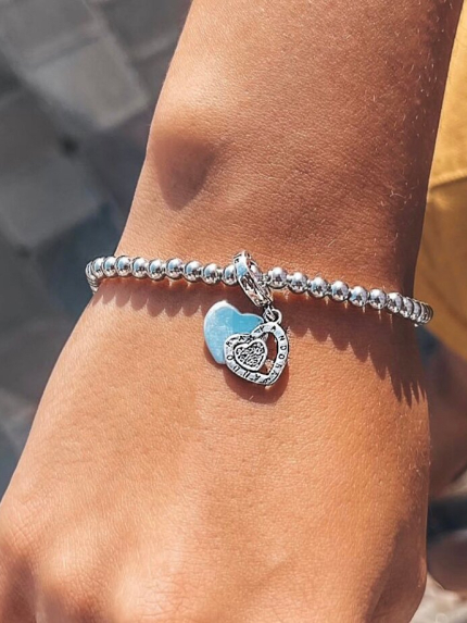 Підвіс Намистина фіаніт Срібло 925° 580221