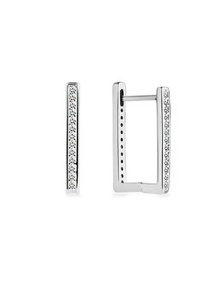 Cyanite earrings Silver 925° (rhodium) s2f/192