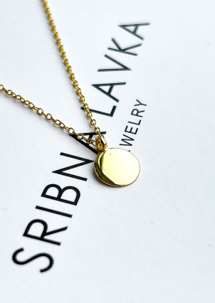 Кольє без вставок Срібло 925° (позолота) HF140009