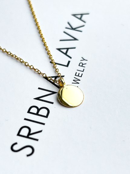 Naszyjnik bez wkładek Srebro 925° (pozłacane) HF140009