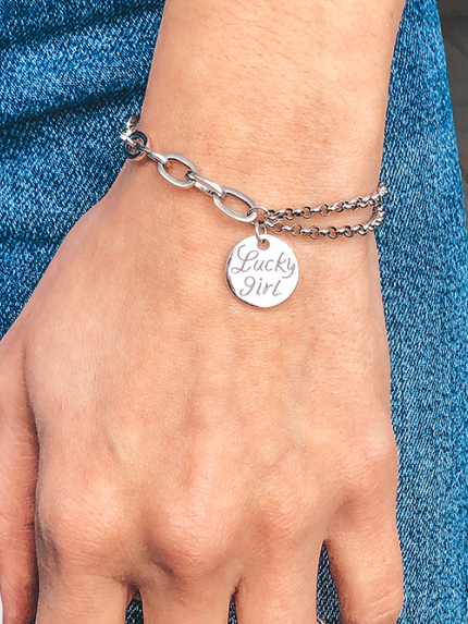 Браслет без вставок Срібло 925° YC150009