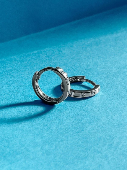 Cyanite earrings Silver 925° (rhodium) 520535