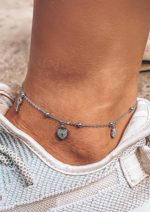 Браслет фіаніт Срібло 925° (родій) б2ф/718