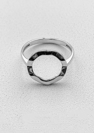 Ring without inserts Silver 925° (rhodium) 81123