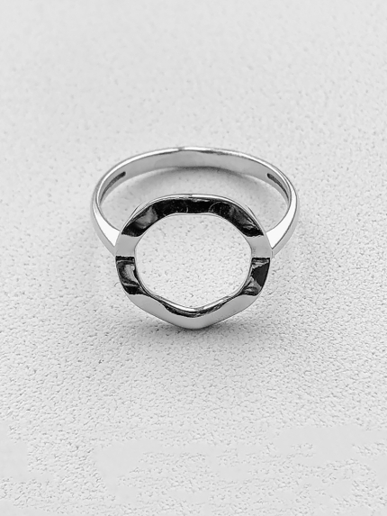 Ring without inserts Silver 925° (rhodium) 81123