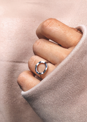 Ring without inserts Silver 925° (rhodium) 81123