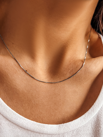 Ланцюг Срібло 925° (родій) SC07P18