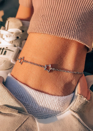 Браслет без вставок Срібло 925° (родій) 75165-н