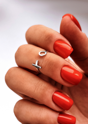 Каблучка без вставок Срібло 925° (родій) 81694