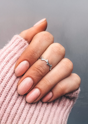 Каблучка без вставок Срібло 925° (родій) 81703